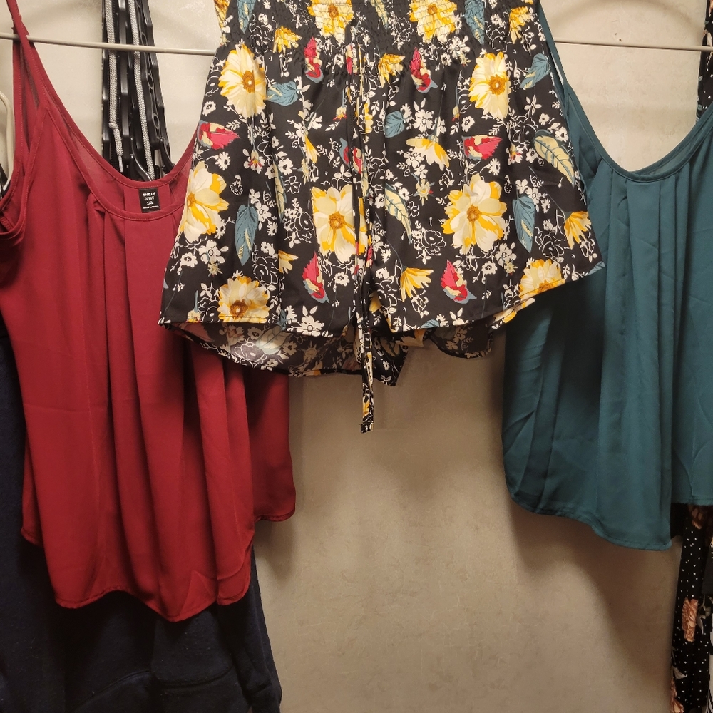 Shein outfit with 2 matching topa